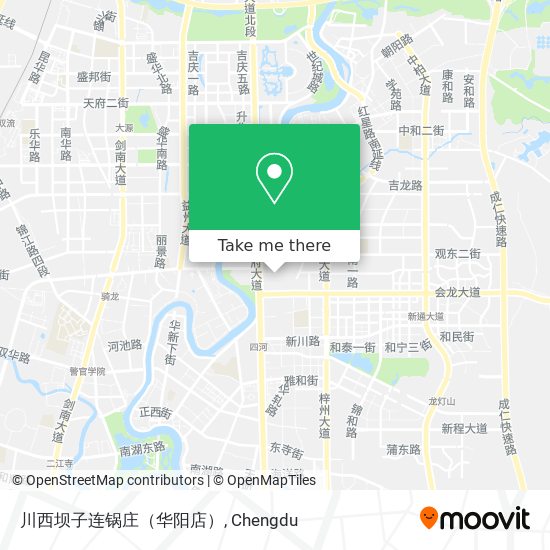 川西坝子连锅庄（华阳店） map