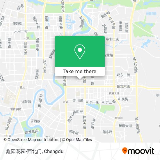 鑫阳花园-西北门 map