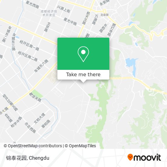 锦泰花园 map