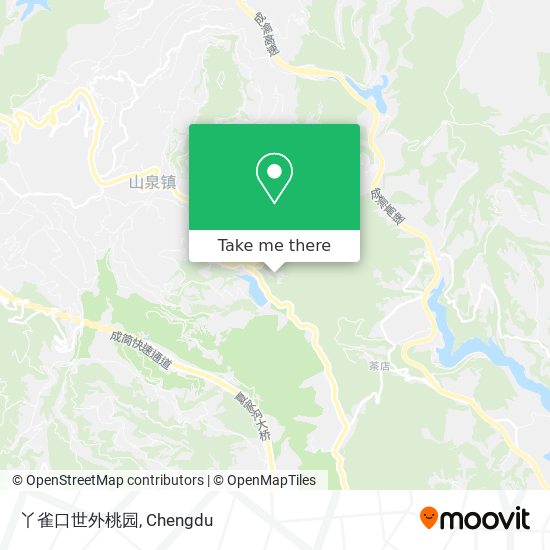 丫雀口世外桃园 map