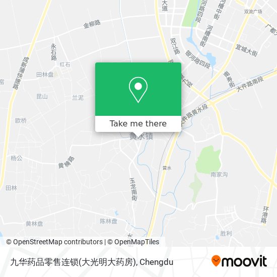 九华药品零售连锁(大光明大药房) map