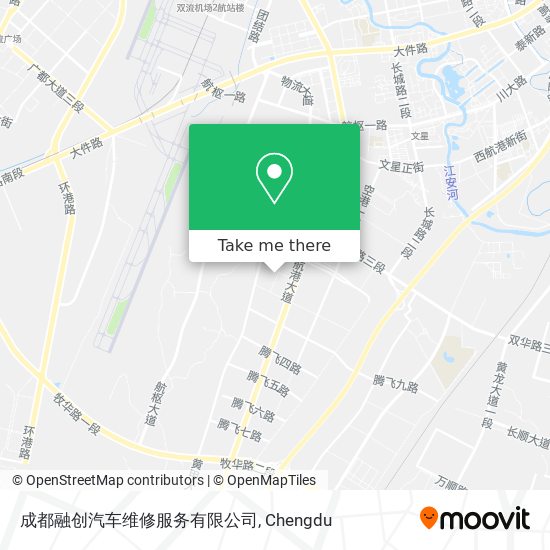 成都融创汽车维修服务有限公司 map