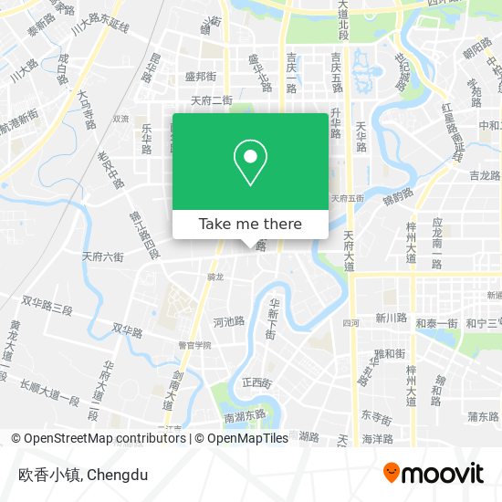 欧香小镇 map
