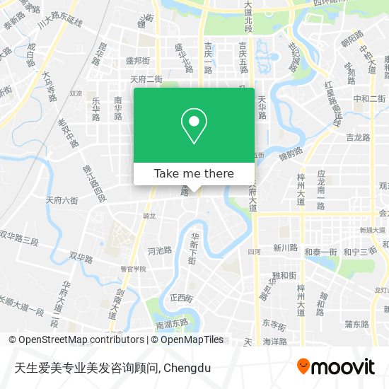 天生爱美专业美发咨询顾问 map