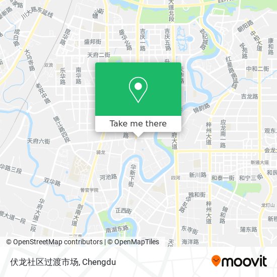 伏龙社区过渡市场 map