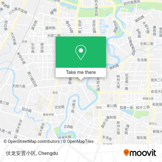 伏龙安置小区 map