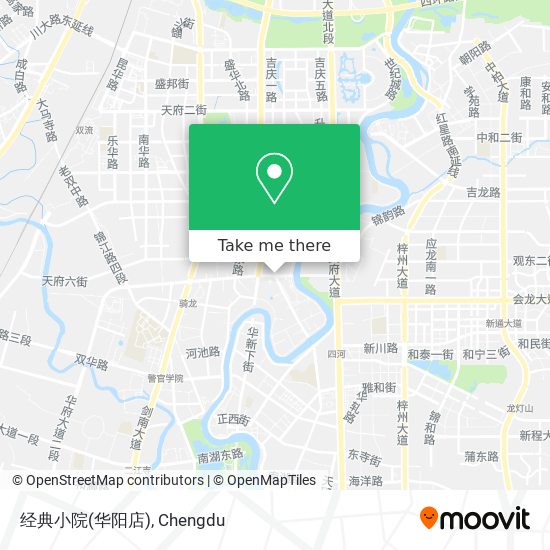 经典小院(华阳店) map