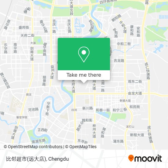比邻超市(远大店) map