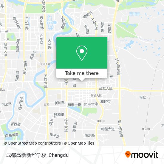 成都高新新华学校 map