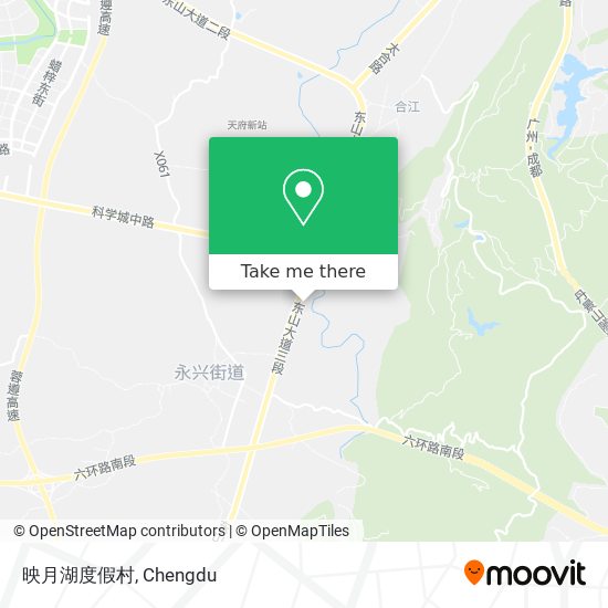 映月湖度假村 map