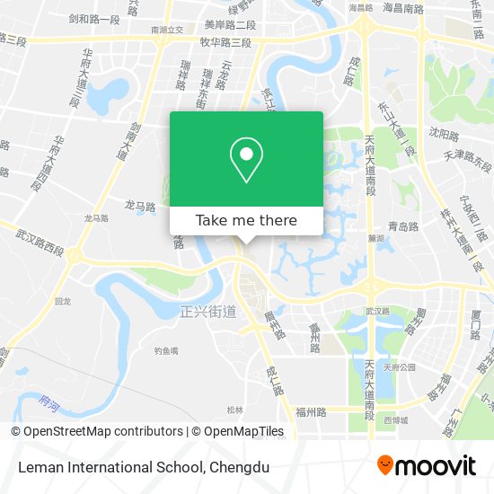 Leman International School map