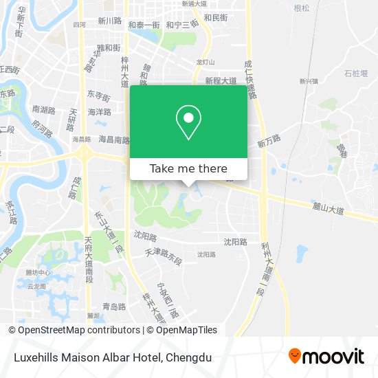 Luxehills Maison Albar Hotel map