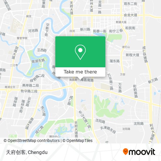 天府创客 map