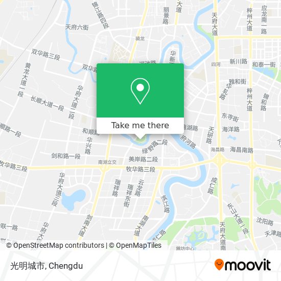 光明城市 map
