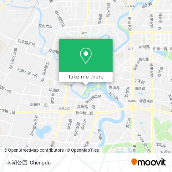 南湖公园 map