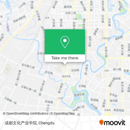 成都文化产业学院 map