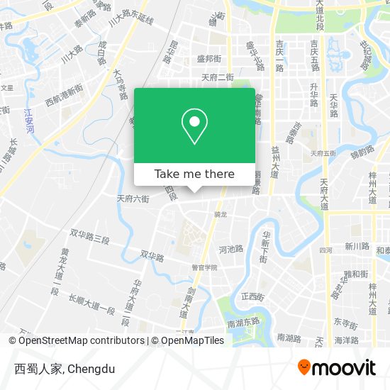 西蜀人家 map