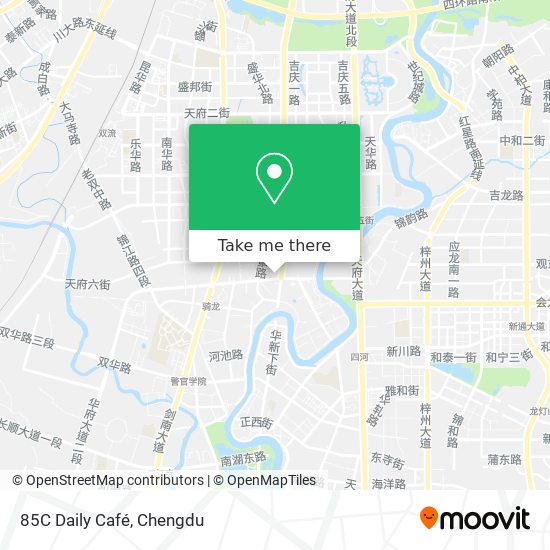85C Daily Café map