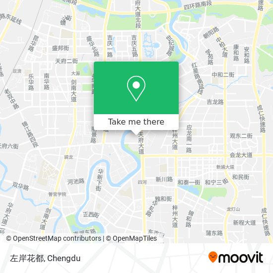 左岸花都 map