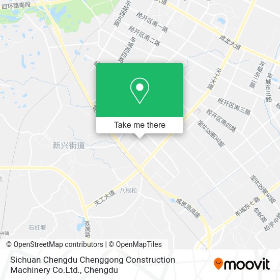Sichuan Chengdu Chenggong Construction Machinery Co.Ltd. map