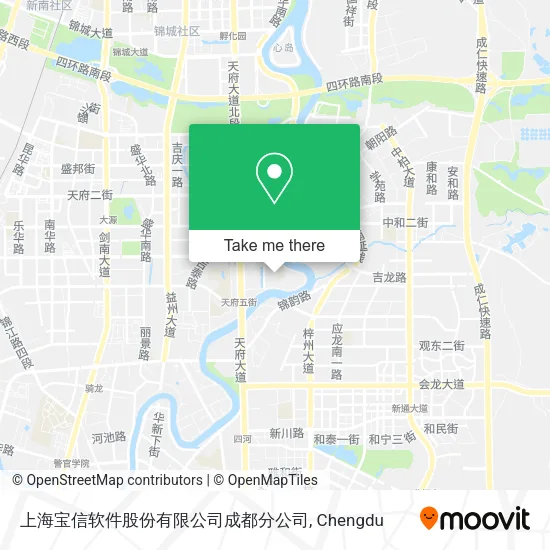 上海宝信软件股份有限公司成都分公司 map