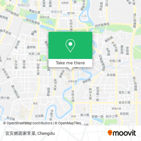 宜宾燃面家常菜 map