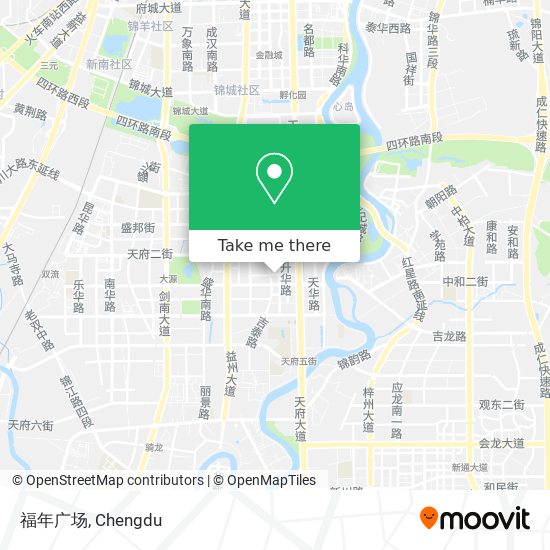 福年广场 map
