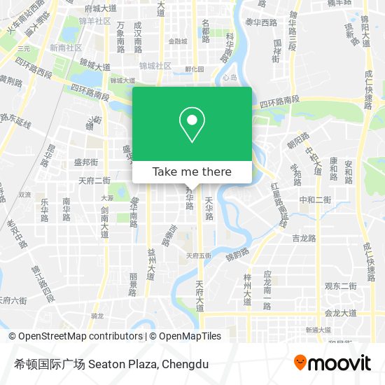 希顿国际广场 Seaton Plaza map