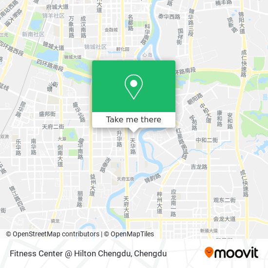 Fitness Center @ Hilton Chengdu map