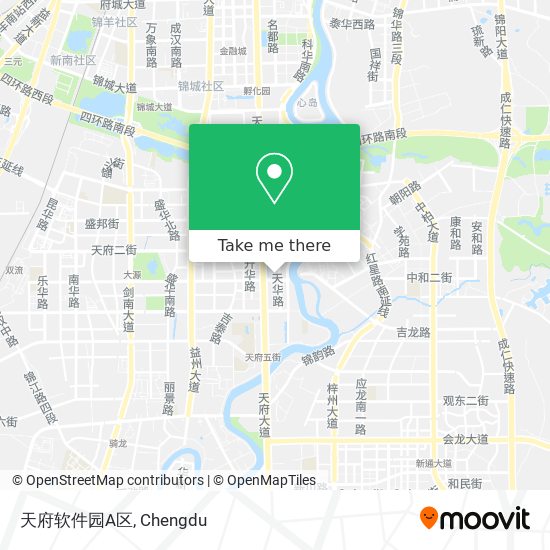 天府软件园A区 map