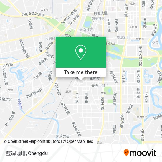 蓝调咖啡 map