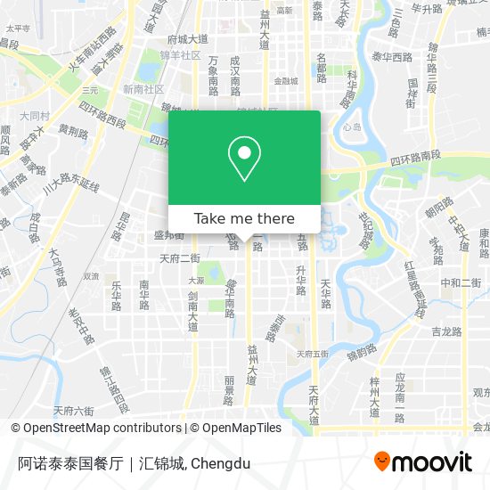 阿诺泰泰国餐厅｜汇锦城 map