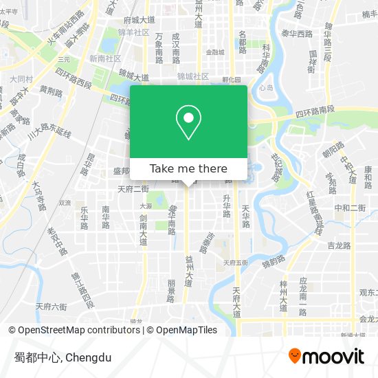 蜀都中心 map