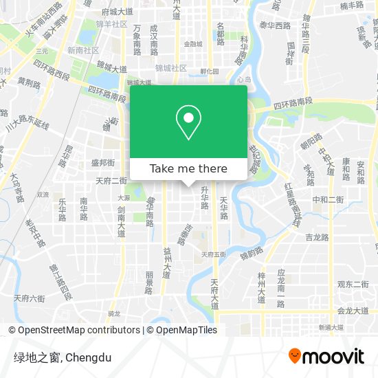 绿地之窗 map