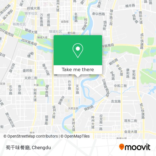 蜀千味餐廳 map