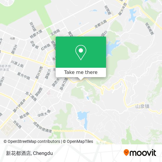 新花都酒店 map