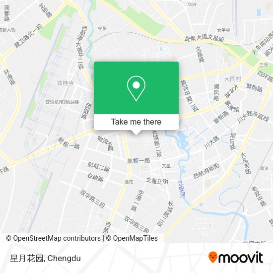 星月花园 map