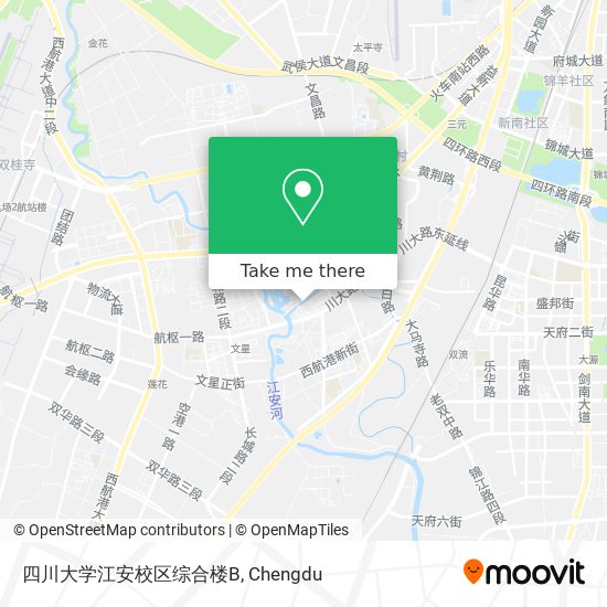 四川大学江安校区综合楼B map