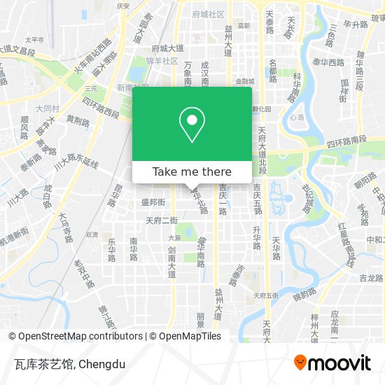 瓦库茶艺馆 map