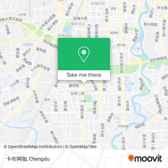 卡布网咖 map