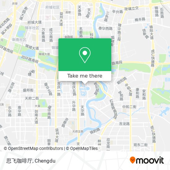 思飞咖啡厅 map