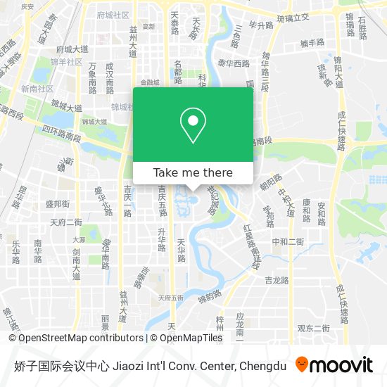 娇子国际会议中心 Jiaozi Int'l Conv. Center map