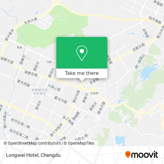 Longwei Hotel map