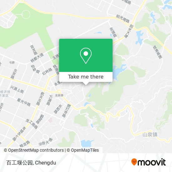 百工堰公园 map