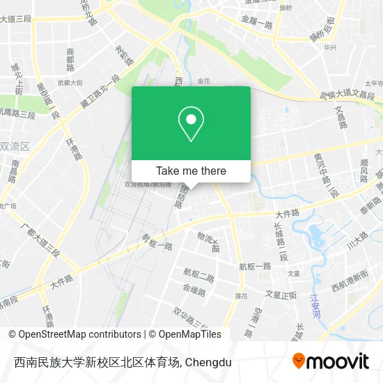西南民族大学新校区北区体育场 map
