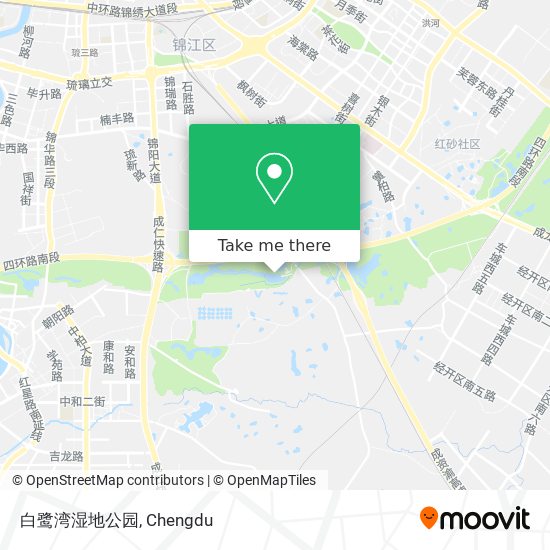 白鹭湾湿地公园 map