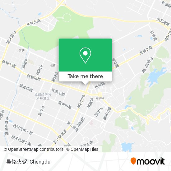 吴铭火锅 map