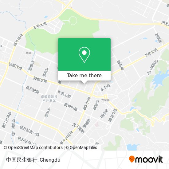 中国民生银行 map
