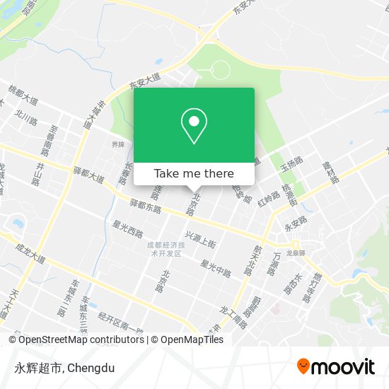 永辉超市 map