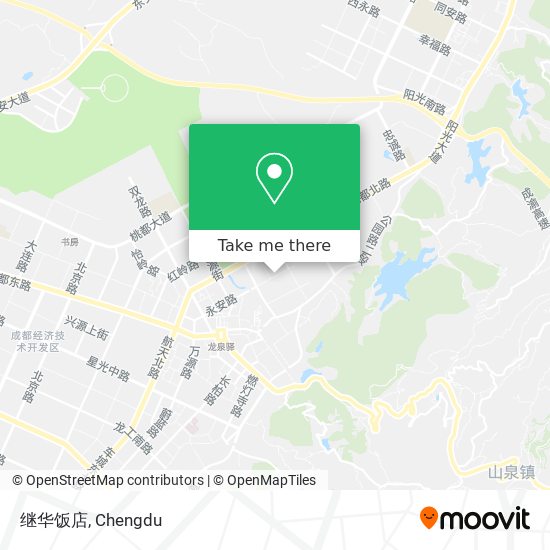 继华饭店 map